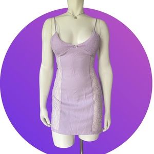 Dolls Kill Lavender Lace Mini Dress